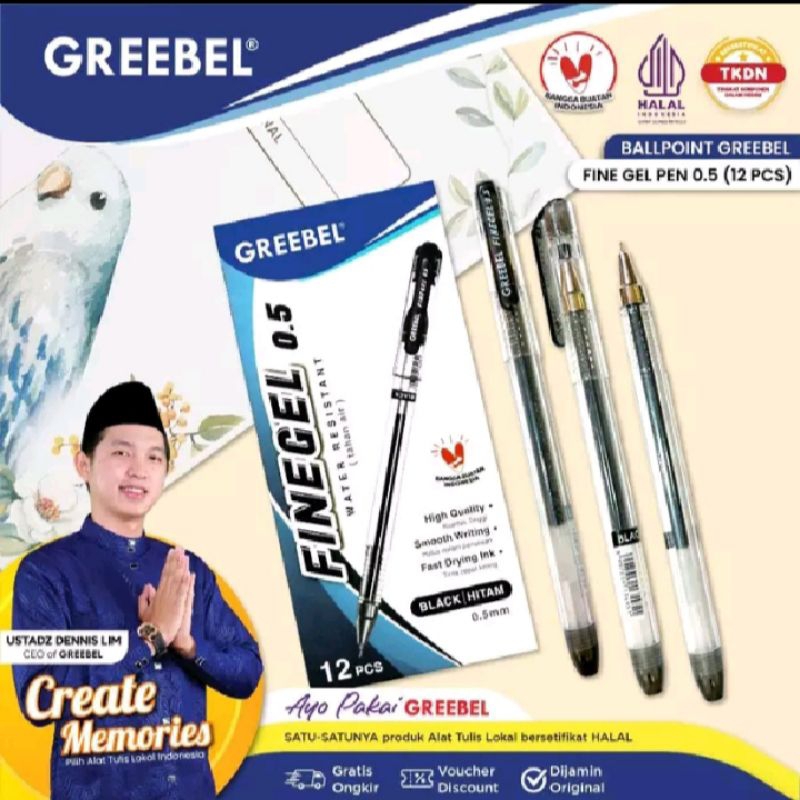 

GREEBEL GEL PEN FINE GEL