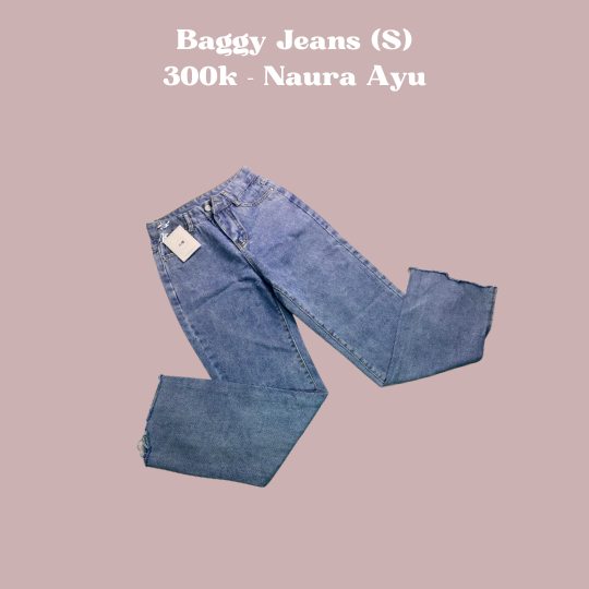 Baggy Jeans Size S - Naura Ayu