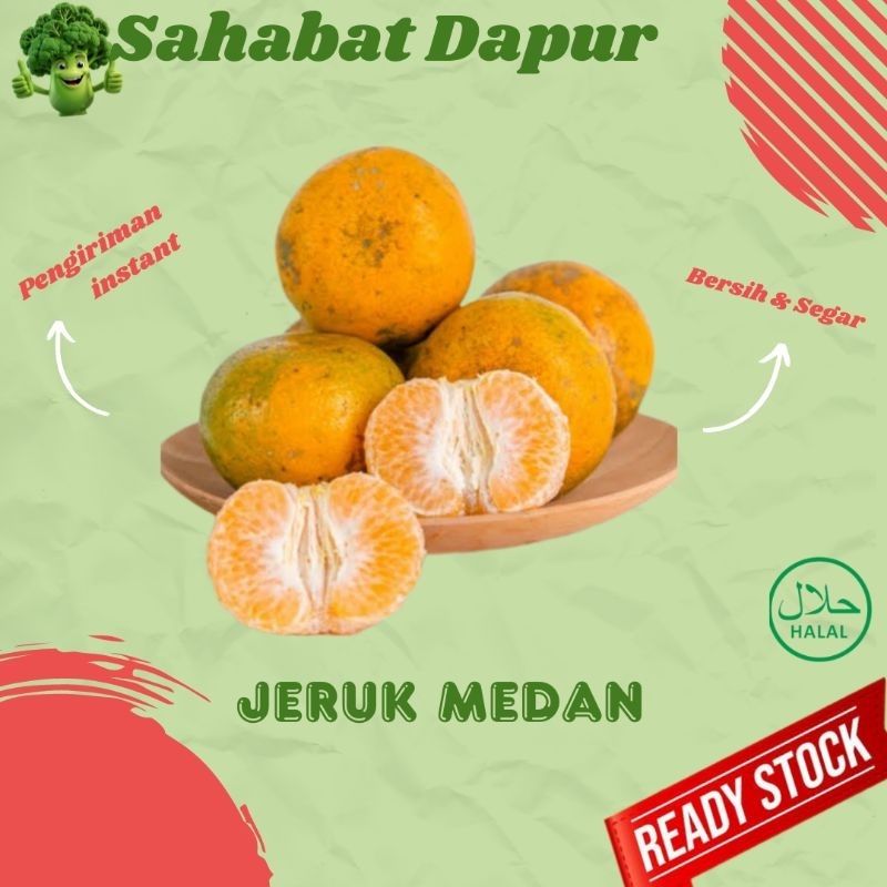 

Jeruk medan - Buah segar - Sahabat Dapur Delivery