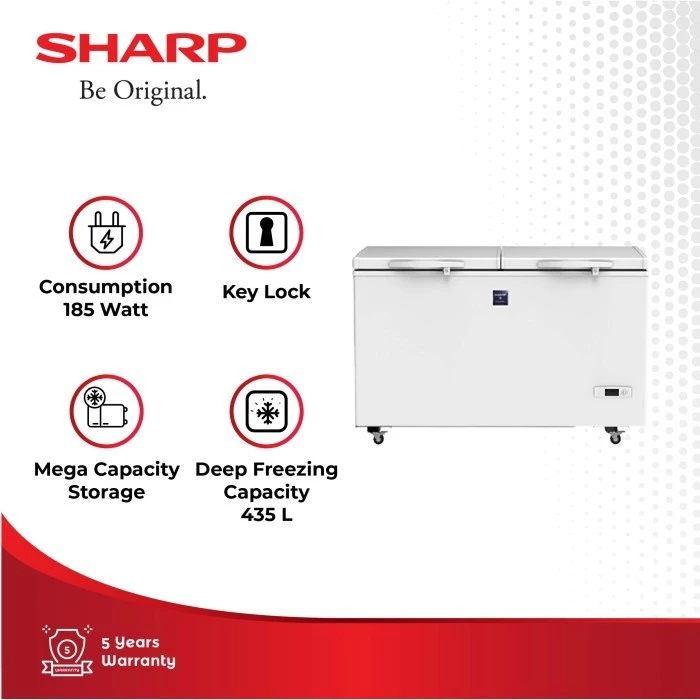 FREEZER BOX SHARP FRV-450 CHEST FREEZER FRV450 FRV 450