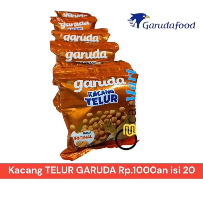 

[Gsv] Snack KACANG TELUR GARUDA isi 20 Rasa Original