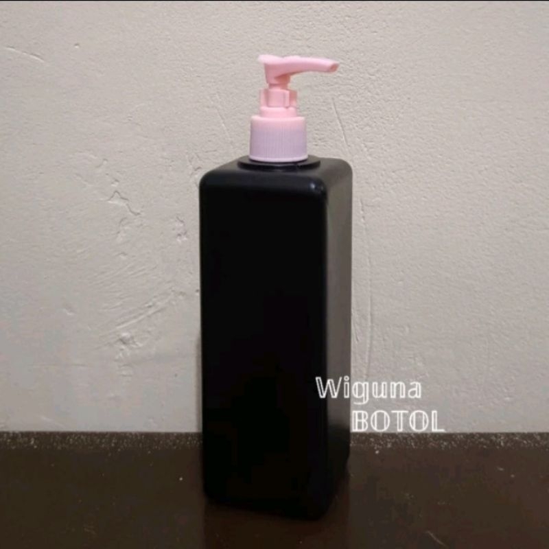 Botol Pump 500ml Kotak / Botol Hdep 500ml Kotak Pump Clip