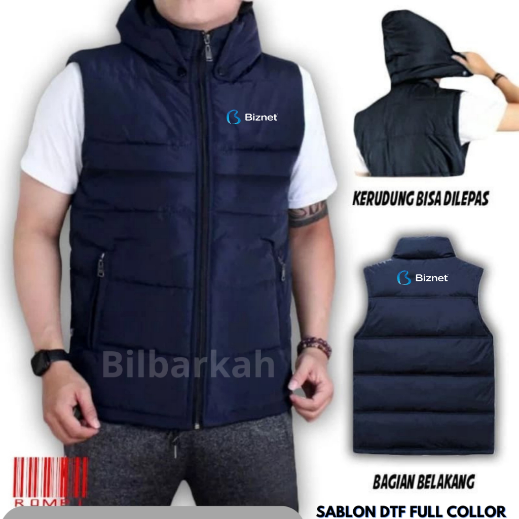 Rompi Biznet Jaket Rompi Biznet Custom