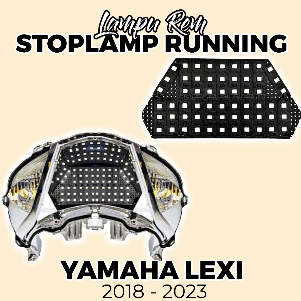 Lampu stoplamp running lexi 10 mode / lampu rem lexi pnp lampu belakng variasi lexi
