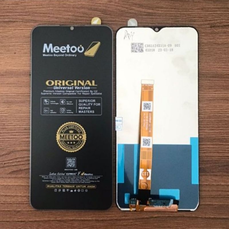 lcd oppo a16/c25 metoo original100% jamin mantap