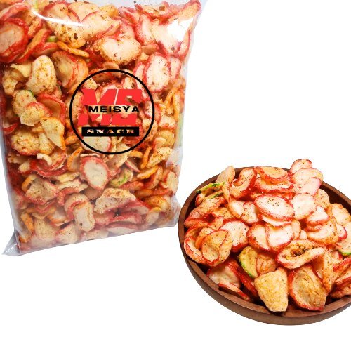 

Kerupuk Seblak Pelangi 160 gr / Kerupuk Seblak Kering Pedas