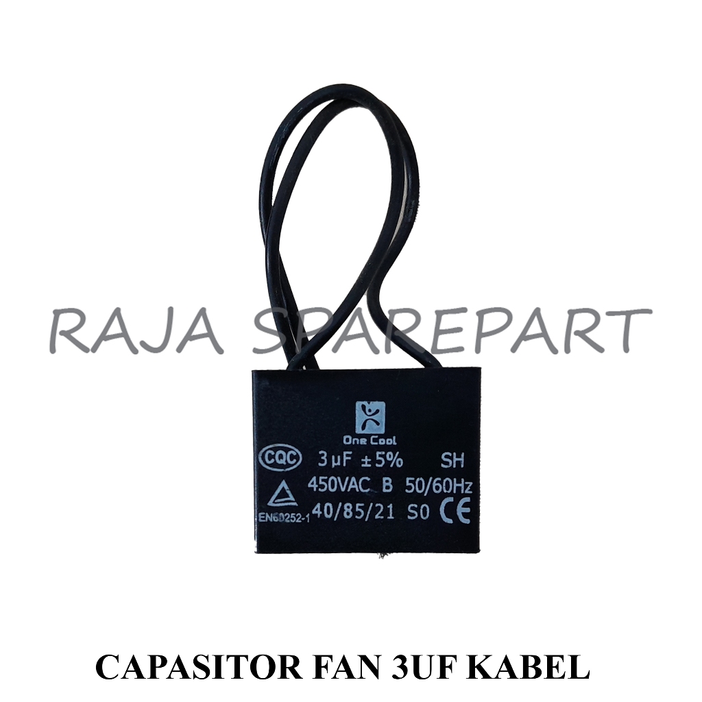 F3 Kapasitor Kipas Angin - CAPASITOR 3UF KABEL