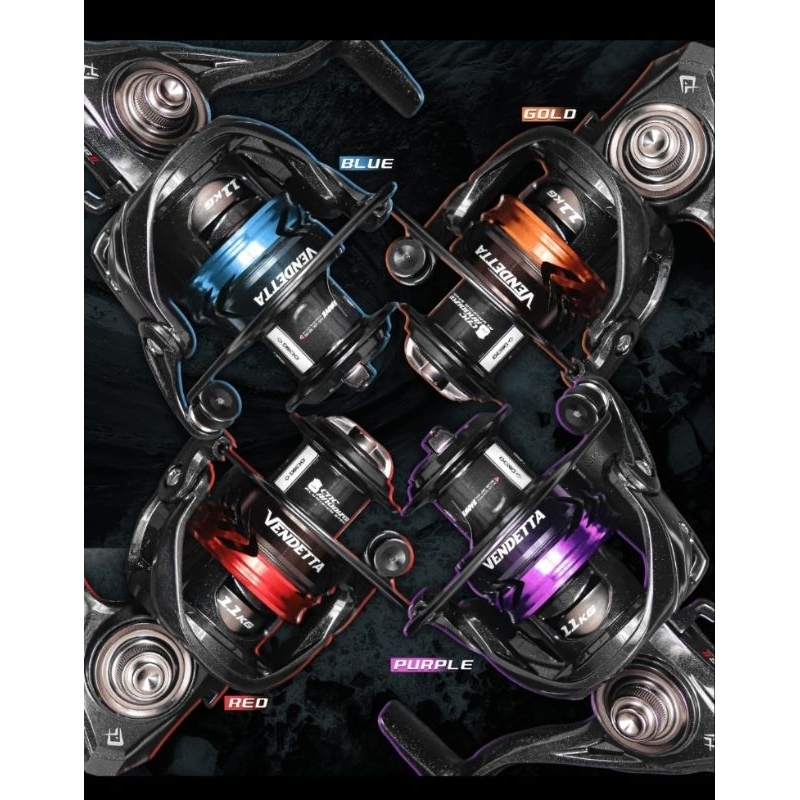 reel pancing daido vendetta 1000 2000 3000 4000 6000 power handel