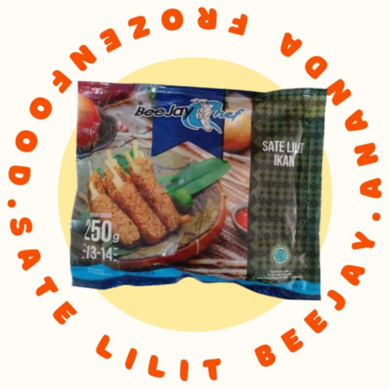 

Sate lilit ikan 250gr isi 13-14 pcs beejay - ananda frozen food