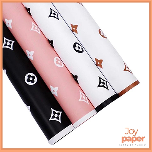 

Kertas buket bunga LV cellophane luxury western fashion KB6119