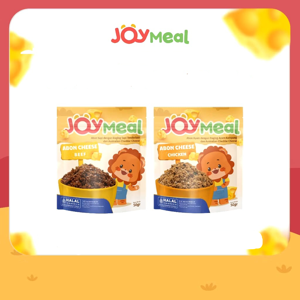 

JoyMeal ABON CHEESE Original BEEF & CHICKEN | Perpaduan Abon dan Australian Cheddar Cheese