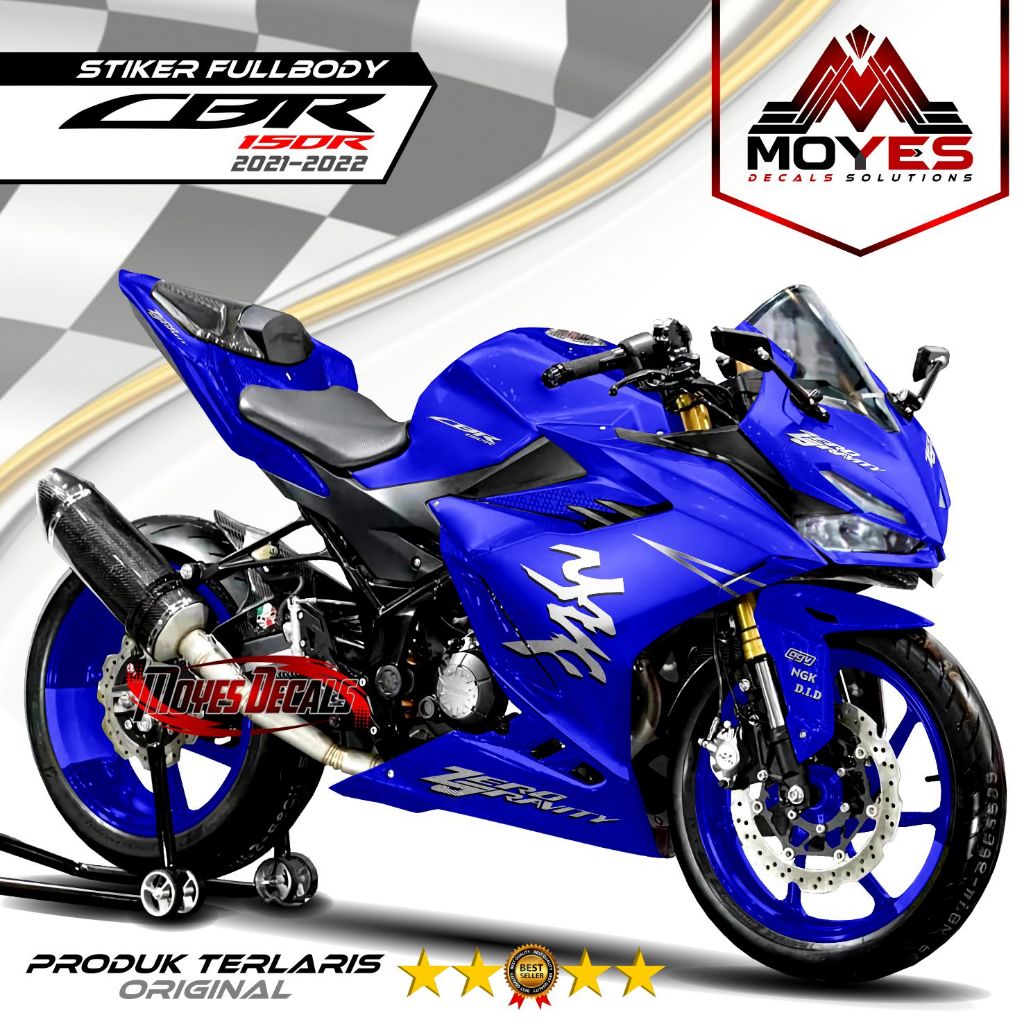 Decal Motor CBR 150 New 2021 - Stiker Motor CBR 150 New 2021 Fullbody Premium - Variasi Motor Honda 