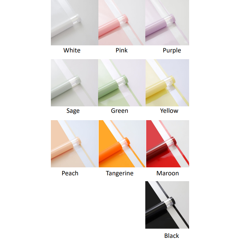 

(5Lembar) Kertas Bunga Buket Cellophane List / Wrapping Paper List Frame Transparant Opp