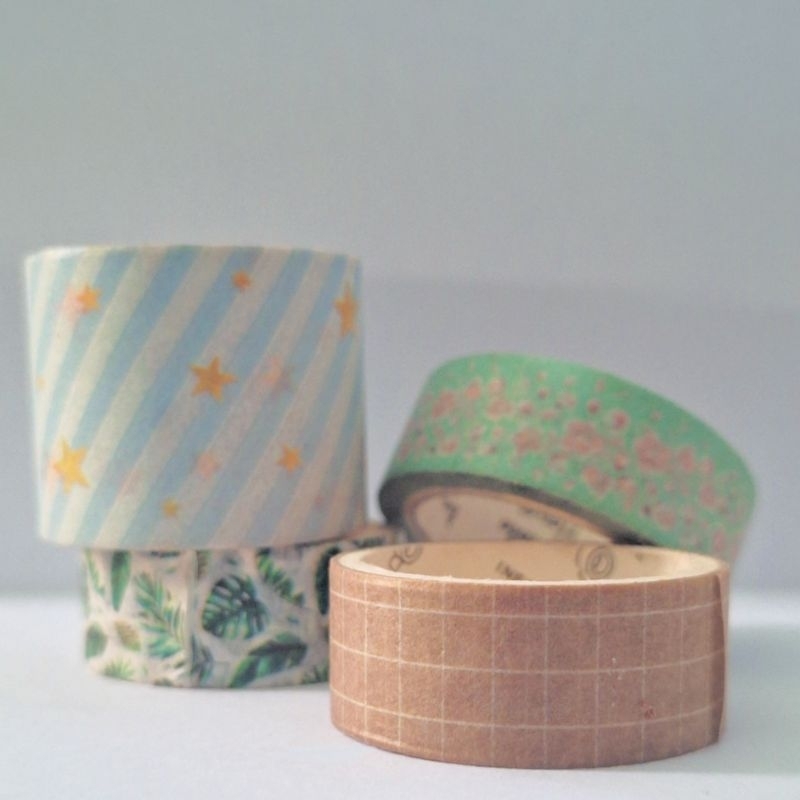 

[dy.stuff] WASHI TAPE AESTHETIC RANDOM 5PCS