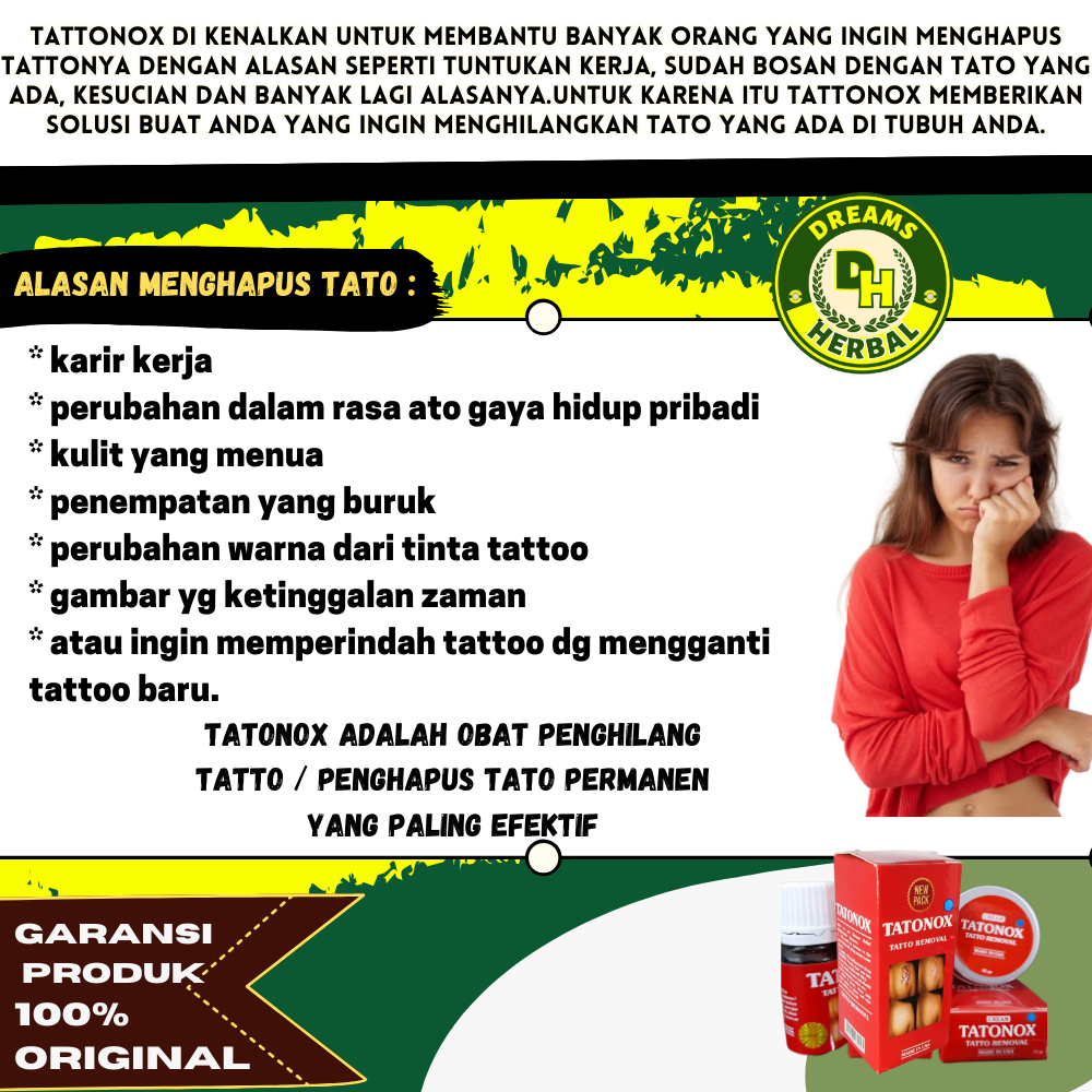 RB Salep Cream Krim Penghapus Penghilang Tato Tatoo Tatto Sulam Alis Permanen Tatonox Tattonox