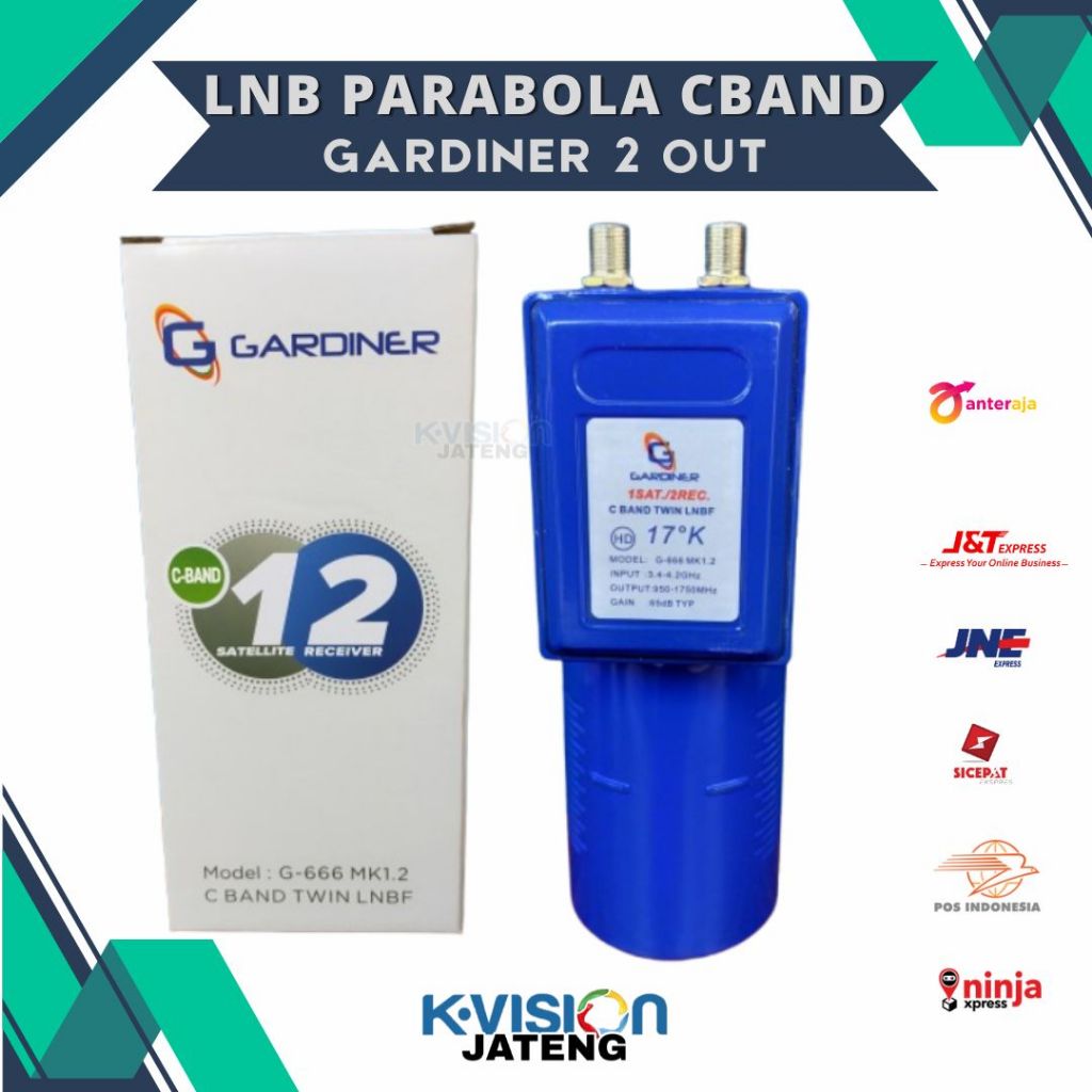 LNB PARABOLA CBAND / PARABOLA JARING 2 OUT GARDINER MURAH