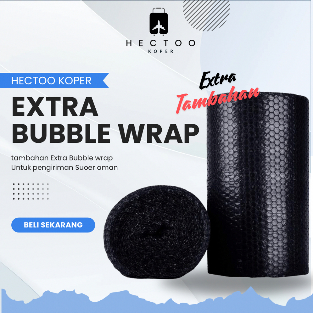 

TAMBAHAN BUBBLE WRAP EKSTRA UNTUK PENGIRIMAN SUPER AMAN