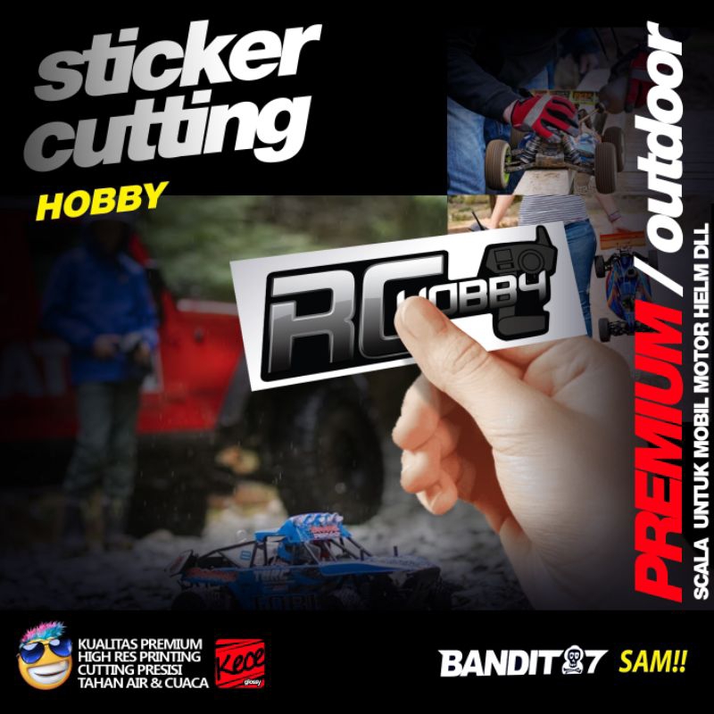 Sticker rc hobby tamiya