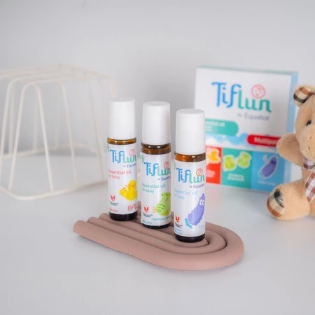 Tiflun Biru Essential Oil 10Ml Minyak Oles Aromaterapi Bayi Anak Herbal Alami Tidur Pulas