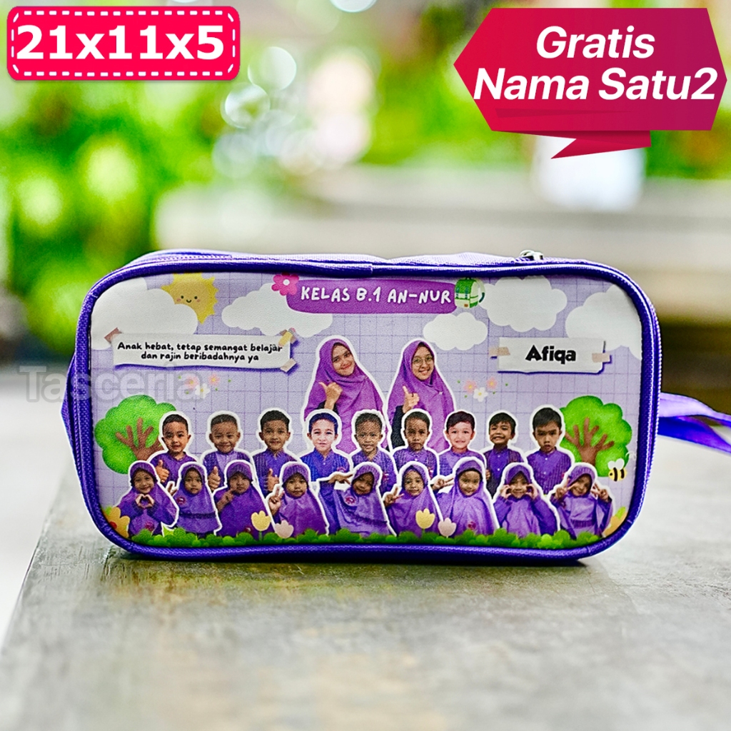 

Pensil Case Custom Anak TK Paud / Tempat Pensil Custom Nama / kotak pensil anak custom / Pencil Case Anak Custom / Kotak Pensil Souvenir