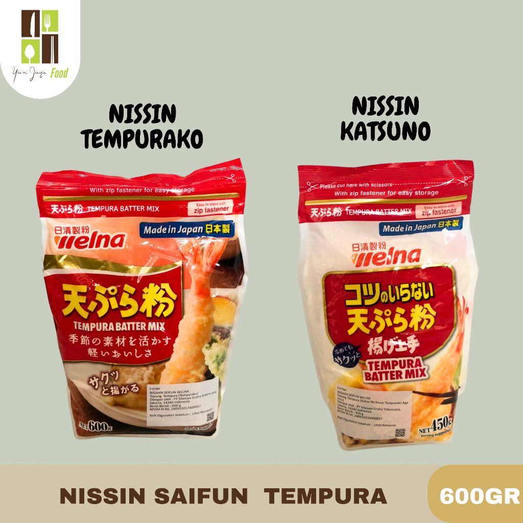 

NISSHIN / Nissin / Tepung Tempura Better Mix Seifun Kotsuno Iranai Tempura Ko Tepung Kue Kemasan 450gr / 600gr