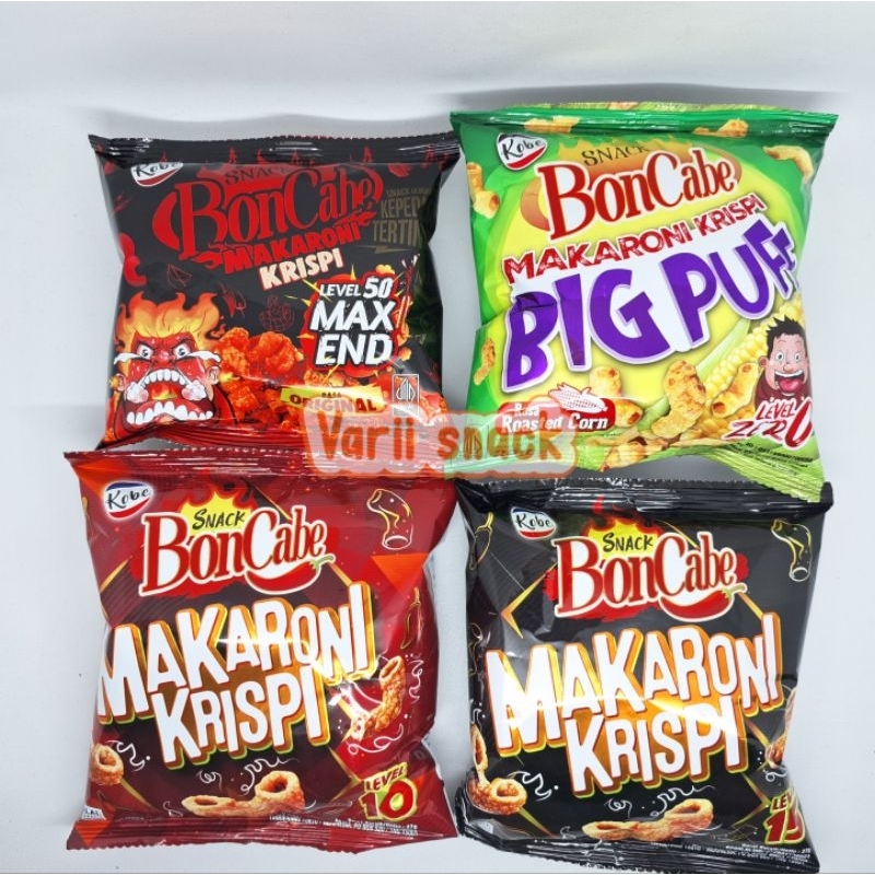 

Snack Boncabe Makaroni Krispi Level 2 10 15 1 renceng 10 pcs