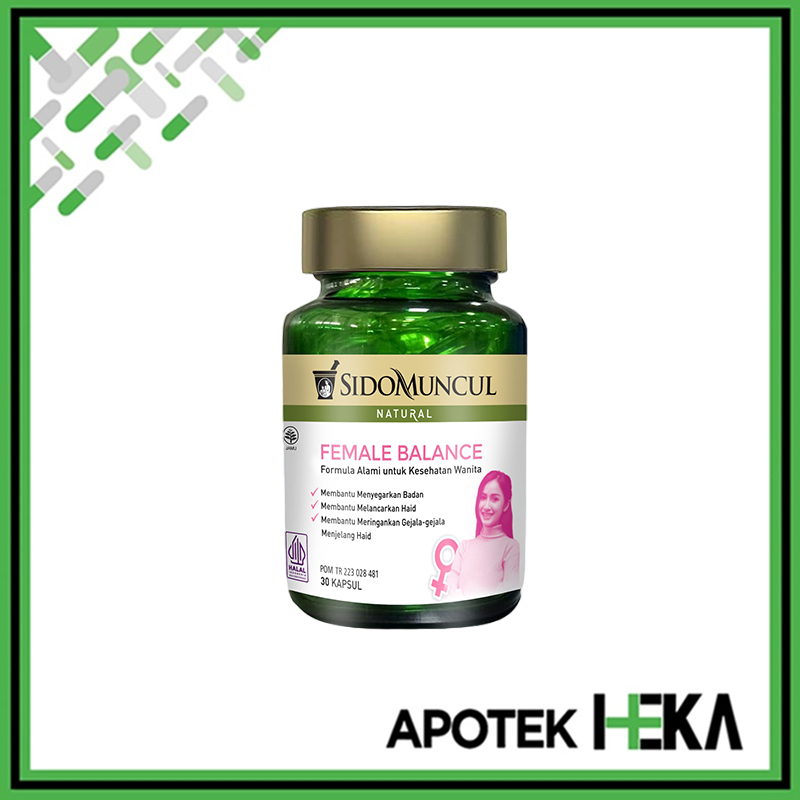 Sidomuncul Female Balance isi 30 Kapsul - Formula Kesehatan Wanita [BOGOR]