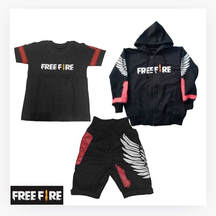 stelan celana pendek anak angel merah heroic