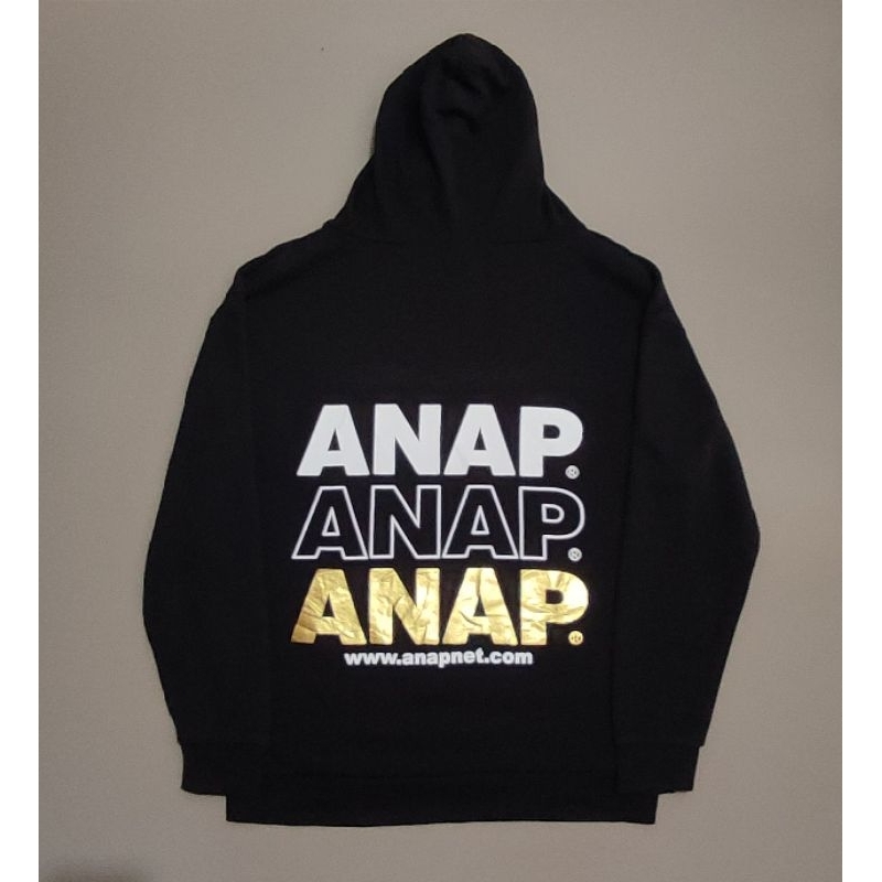 Hoodie Anap backprint hitam second