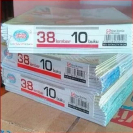 

BUKU TULIS BERGARIS SIDU 38 LEMBAR ISI 10 BUKU