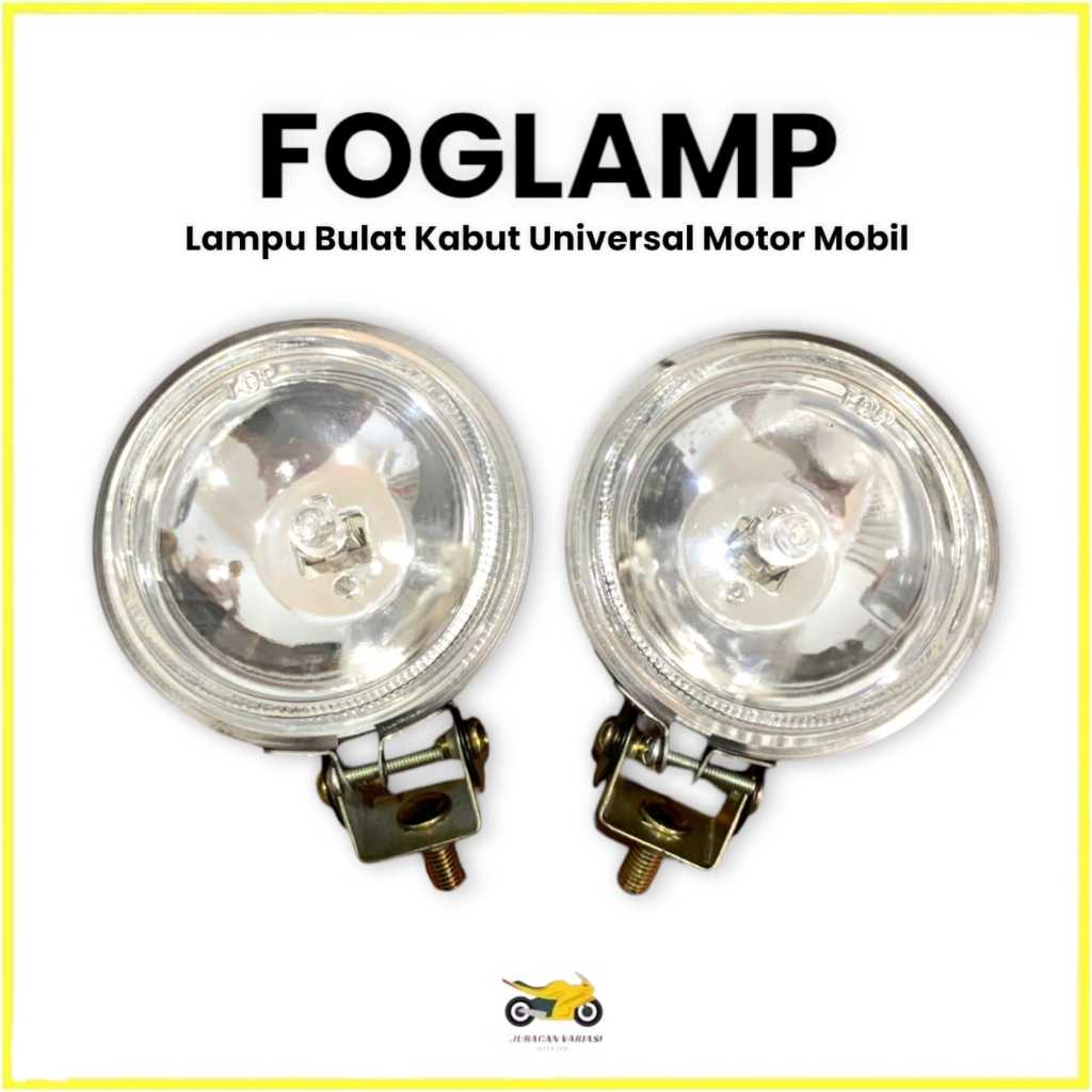 Lampu Tembak Kabut Bulat Lampu Sorot Bulat Foglamp Bulat Univversal Motor Mobil  JRG55