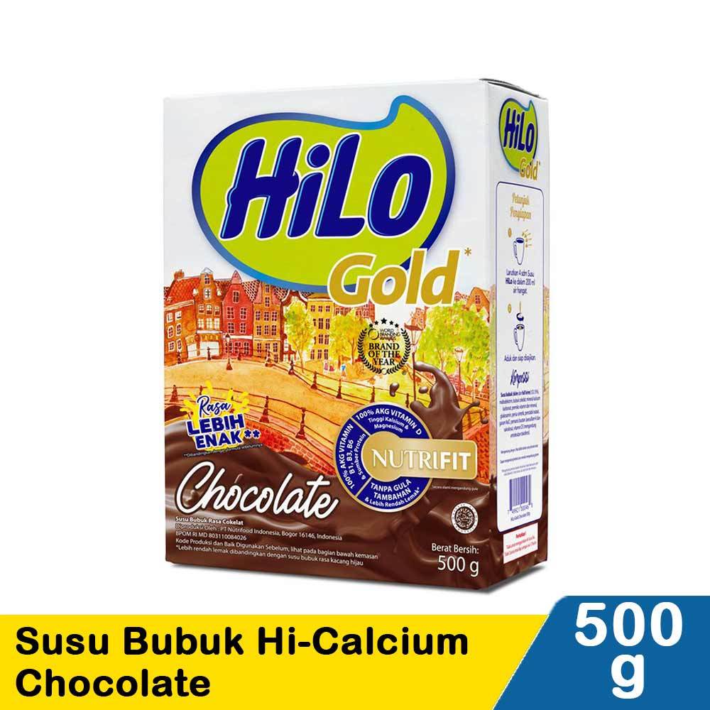 

hilo gold susu berkalsium tinggi chocolate 500gr