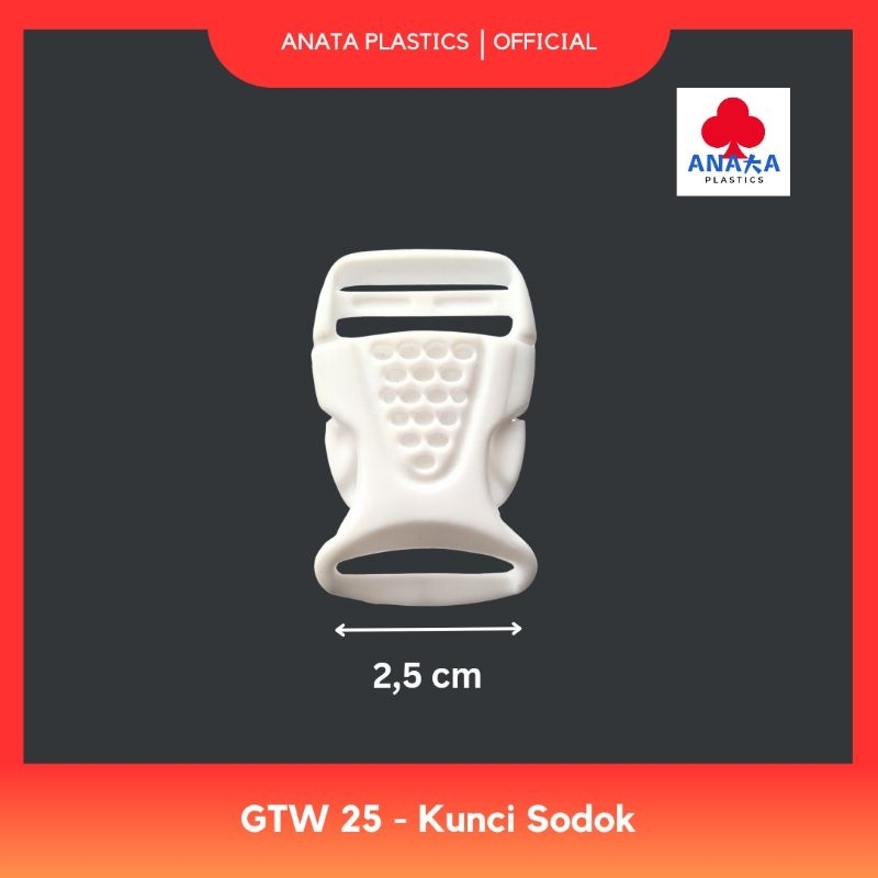 Kunci sodok 2,5 cm / Kunci sodok tas / Per lusin / Gesper / GTW