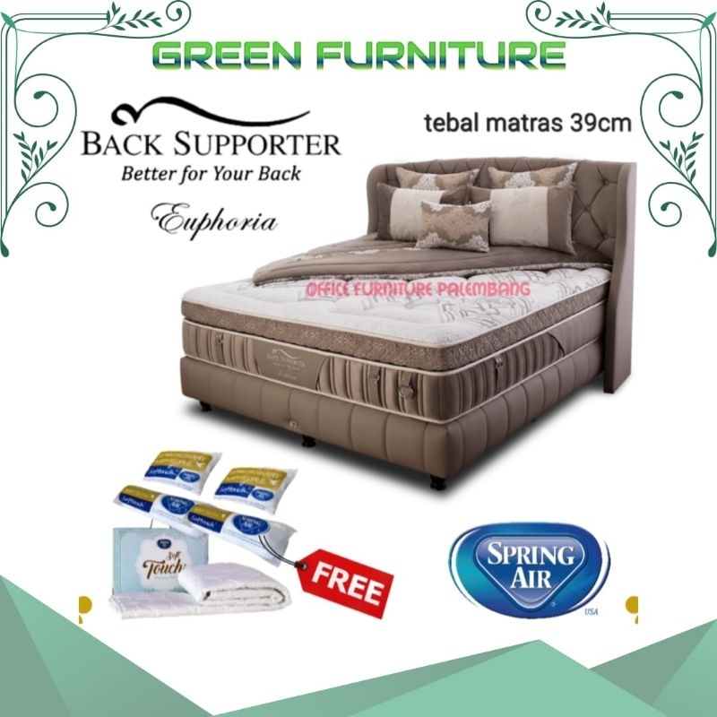 springbed matras SPRING AIR EUPHORIA matras kasur spring bed pocket Latex USA original