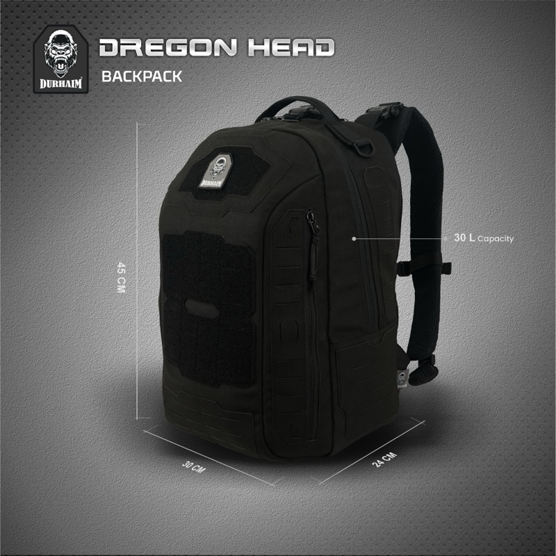 Backpack - Durhaim Dregon Head | Tas Ransel