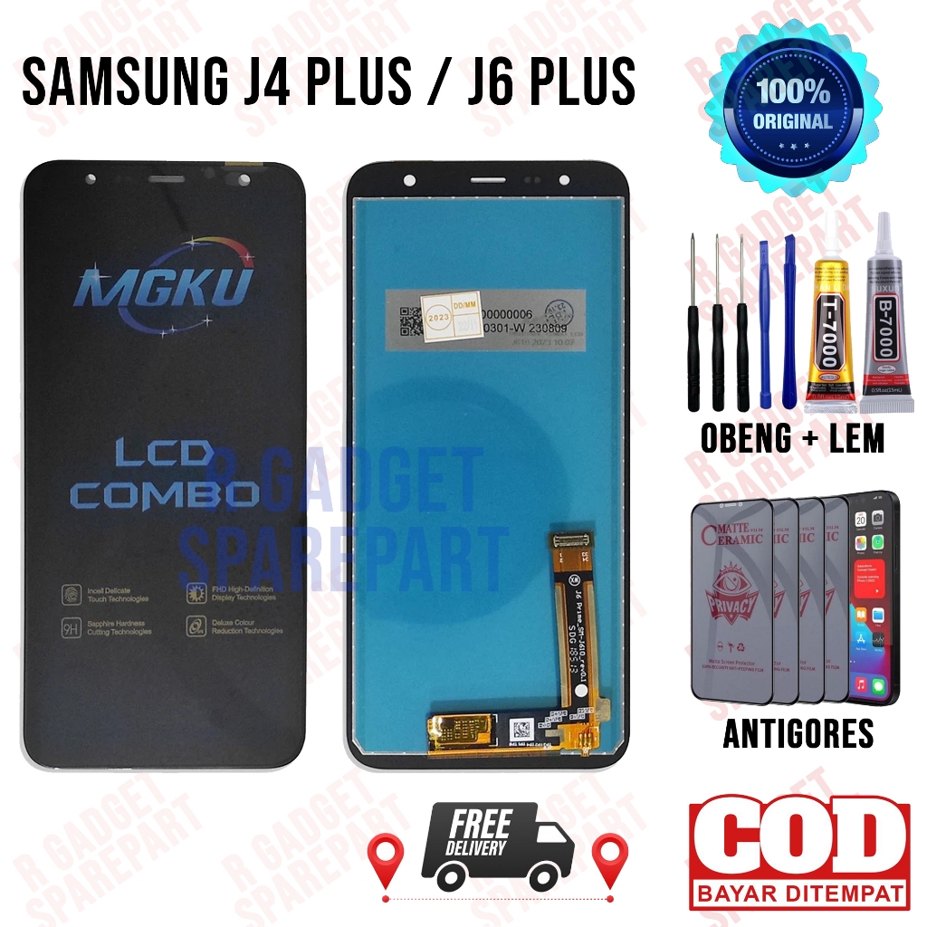 Lcd Samsung J4 Plus / J6 Plus Original OEM Quality Lcd Touchscreen Samsung J4 Plus / J6 Plus Fullset