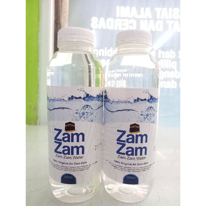 

Zam Zam Water 100% Original air zam zam asli dari mekkah 500ml