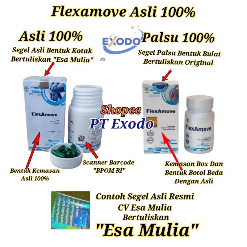 FLEXAMOVE Asli 100% Obat Flexamove PT Exodo