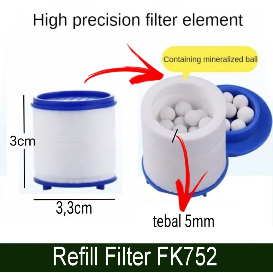 filter kran air saringan wastafel dapur filter purifier water fk752
