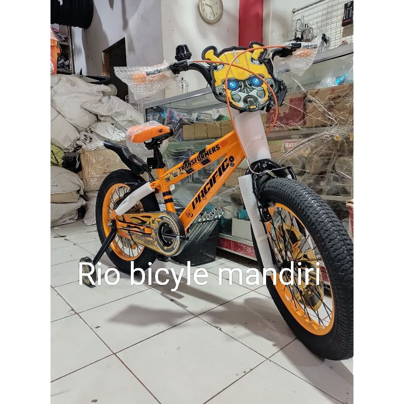 Sepeda bmx pacific ventura transformer ring 18 inchi ban besar