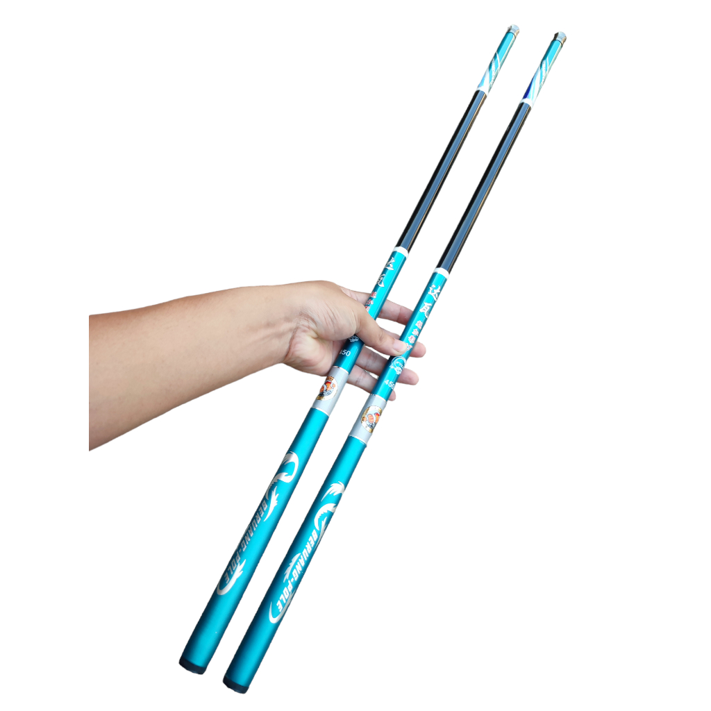 Joran tegek Haizhen Beruang Pole Carbon  Kuat Action Medium