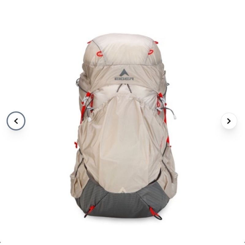 Eiger Hikeover 45L Cordura Tas Carrier Keril Hiking Gunung Outdoor Original 1989