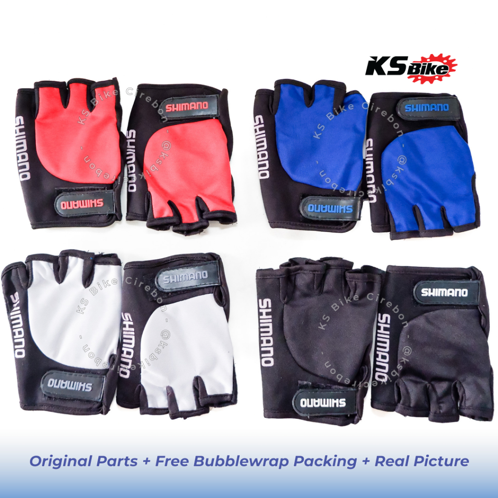 Sarung Tangan Olahraga Sepeda SHMN Gowes Sepeda Gunung Glove MTB Lipat Minion KS Bike Cirebon