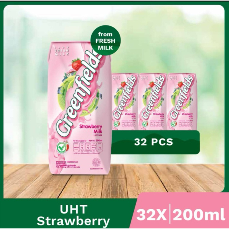 

Susu Greenfields UHT Strawberry 200ml x 32pcs (1karton)