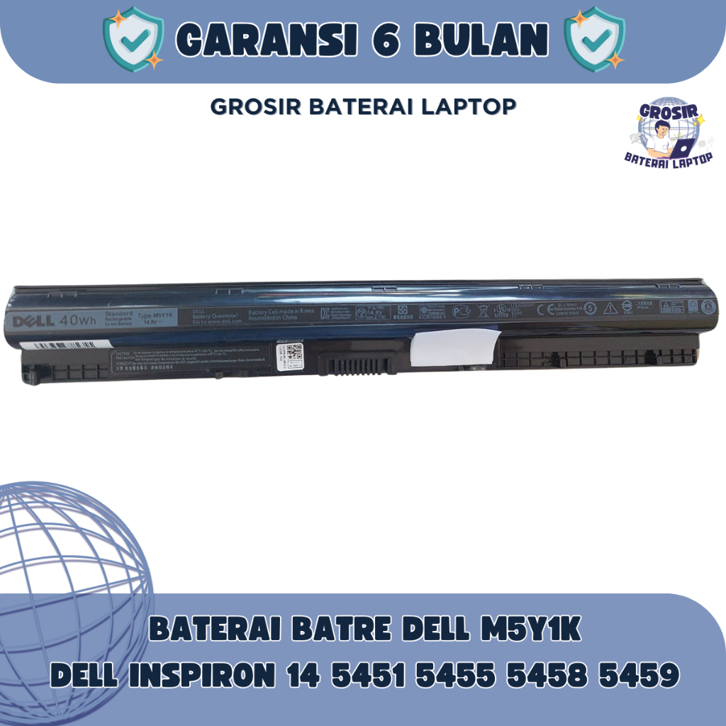 Baterai Batre Delll Inspiron M5Y1K