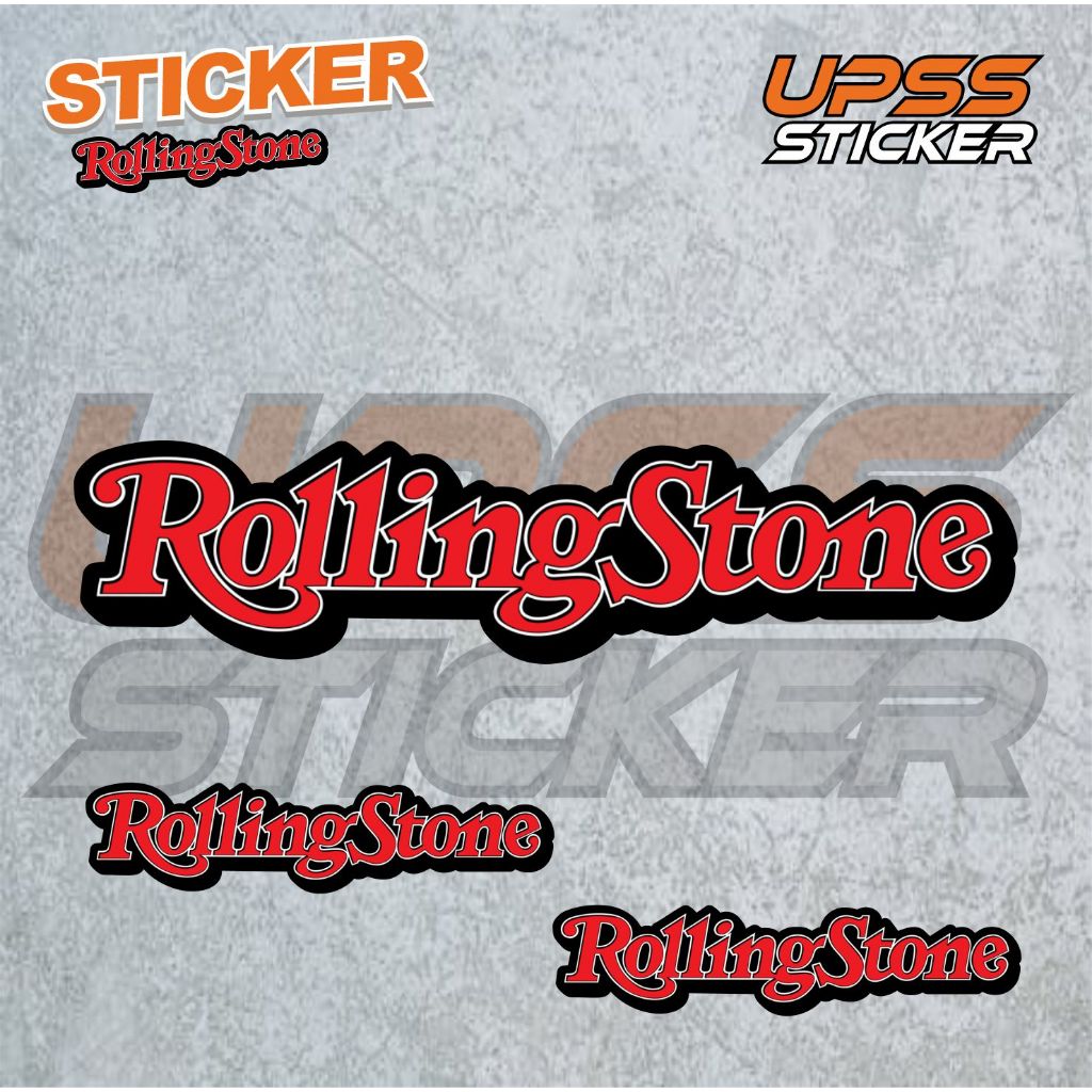 

Stiker Sticker Rolling Stone Case Phone Logo Brand Band Aesthetic Journal Clothing Basic Casing Striping Tempel Label Merk Dinding Graftac Vinyl High Quality decal