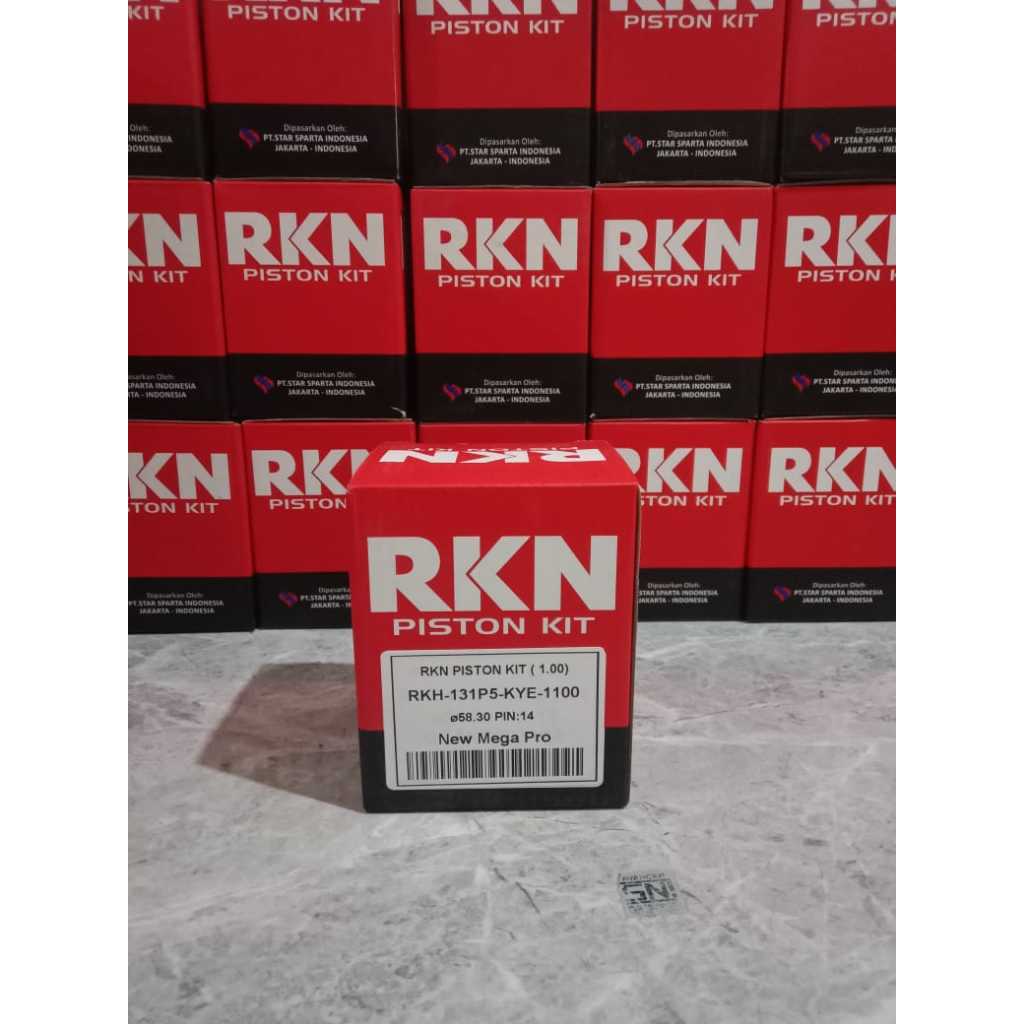 PISTON KIT MEGAPRO NEW ORIGINAL RKN OVERSIZE 0.50 1.00 (KYE)