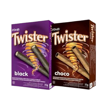 

Delfi Twister Chocolate Black vanilla 35 Gr