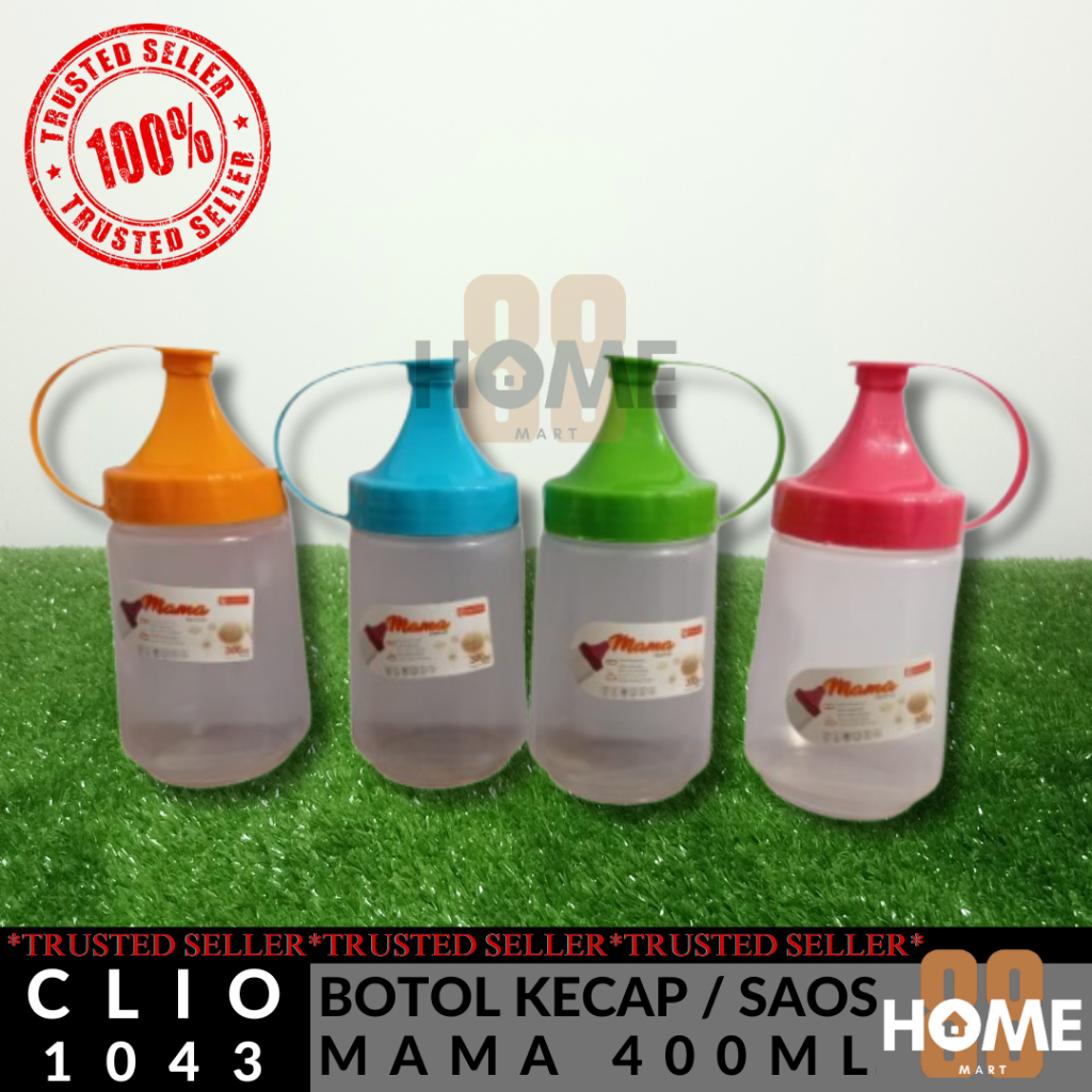 CLIO 1042 MAMA 400ML - BOTOL KECAP / BOTOL SAOS / BOTOL KECAP PLASTIK / BOTOL SAOS PLASTIK MAMA 400M