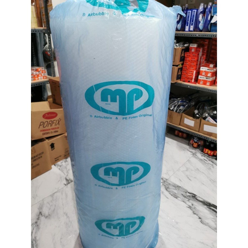 

H3T Instant Bubble Wrap Bening Transparan 1 Roll Merk MP Muliapack Paling Tebal Murah